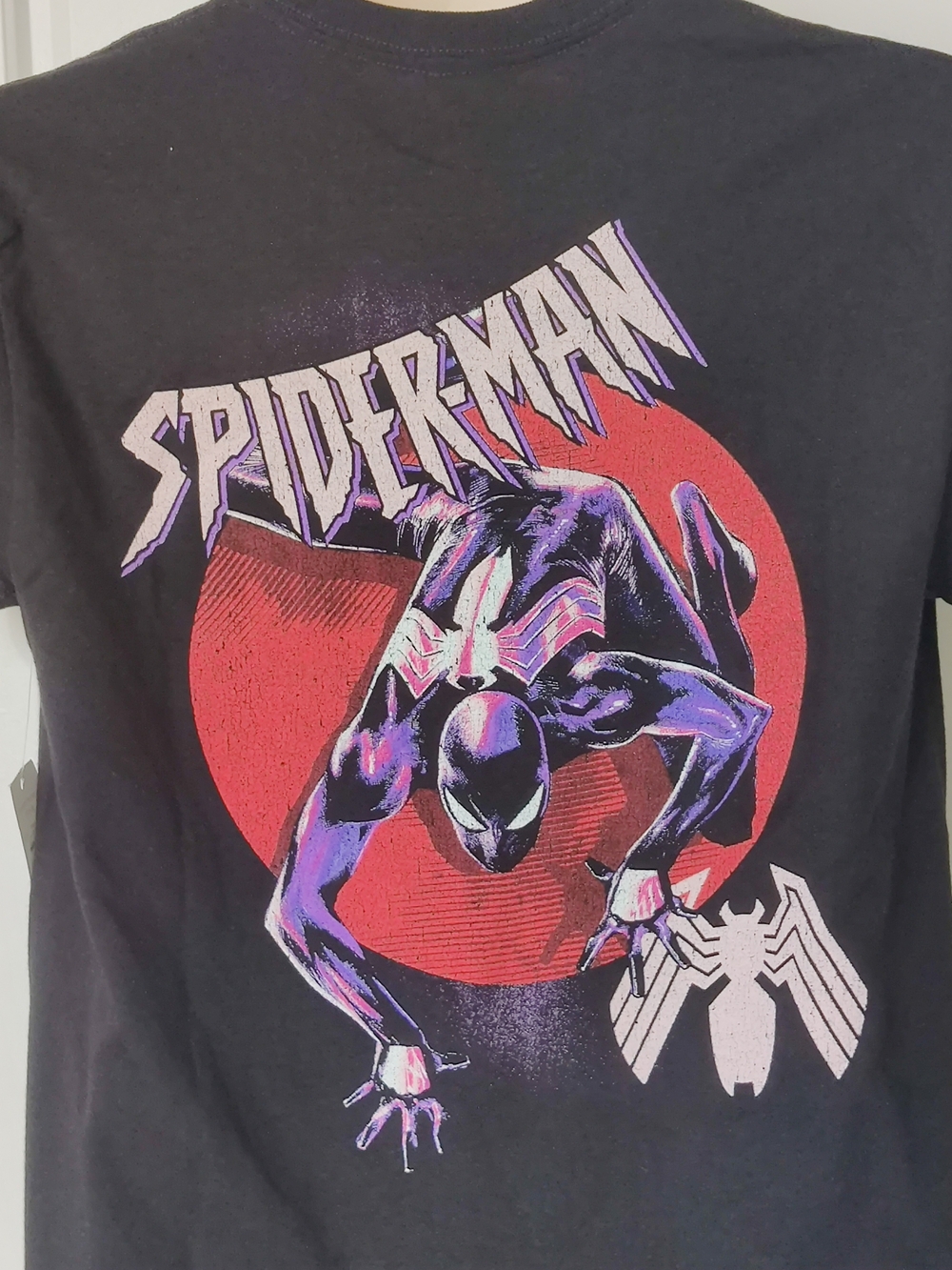 Men's Short Sleeve Marvel Spider Man Tee Shirt NWT - Picture 4 of 8